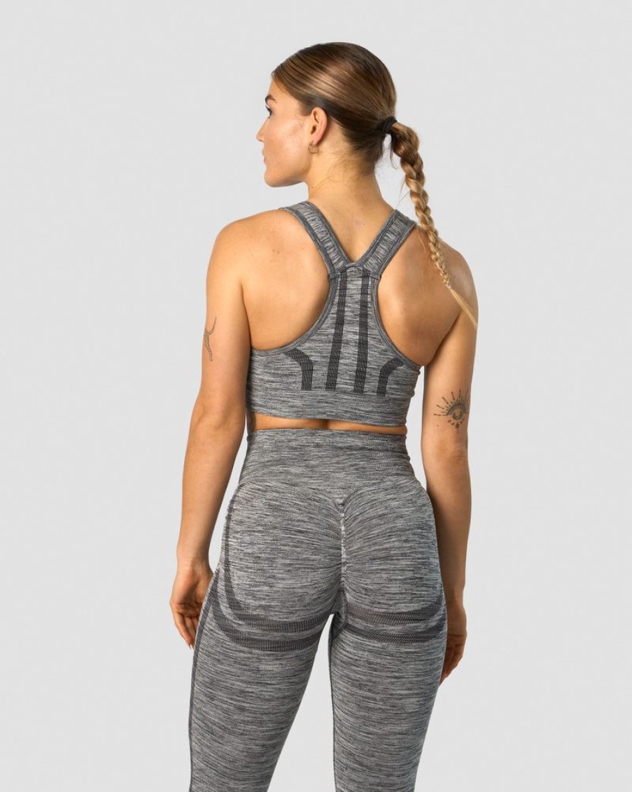 Naiset ICIW Urheiluliivit | Rush Seamless Sports Bra Grey Melange