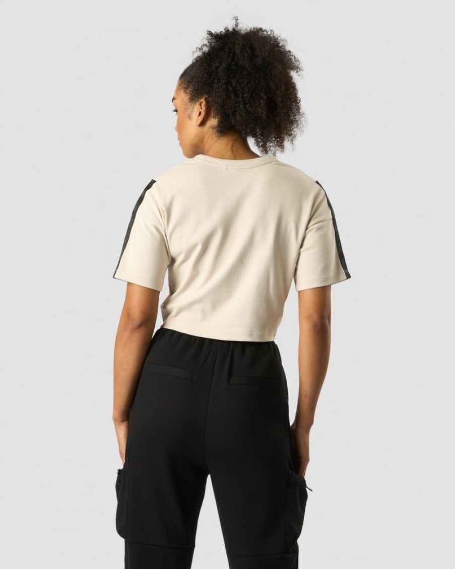 Naiset ICIW T-Paidat | Stance Cropped T-Shirt Wmn Beige