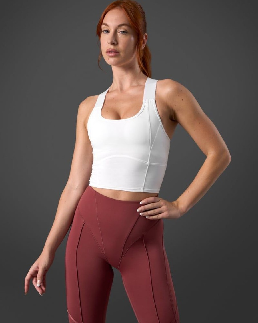 Naiset ICIW Urheiluliivit | Reboot 2-In-1 Sports Bra White