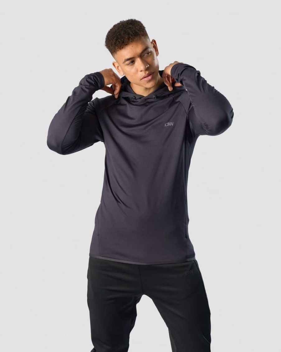 Miehet ICIW Pitkahihaiset Paidat | Ultimate Training Hoodie Graphite