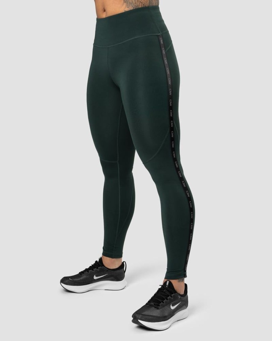 Naiset ICIW Trikoot & Leggingsit | Ultimate Training Logo Tights Deep Green