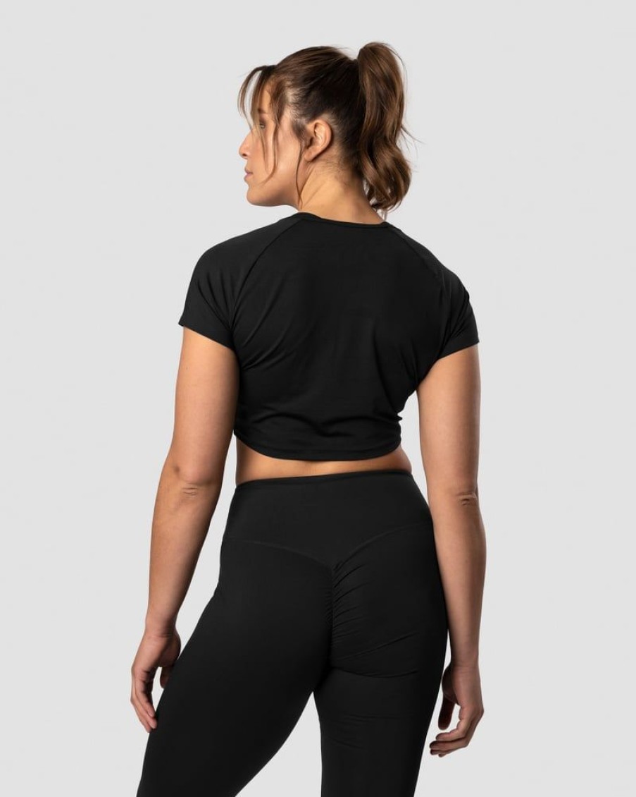 Naiset ICIW T-Paidat | Scrunch T-Shirt Black Wmn