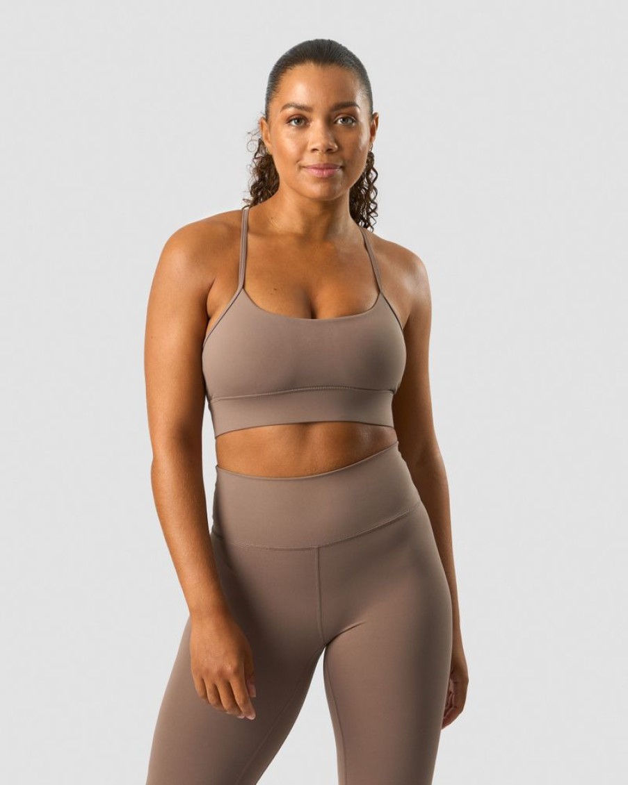 Naiset ICIW Urheiluliivit | Nimble Strappy Sports Bra Dusty Brown
