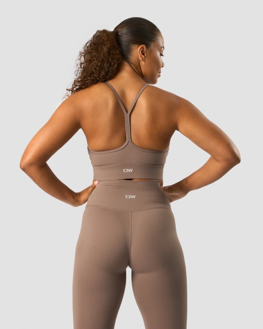 Naiset ICIW Urheiluliivit | Nimble Strappy Sports Bra Dusty Brown