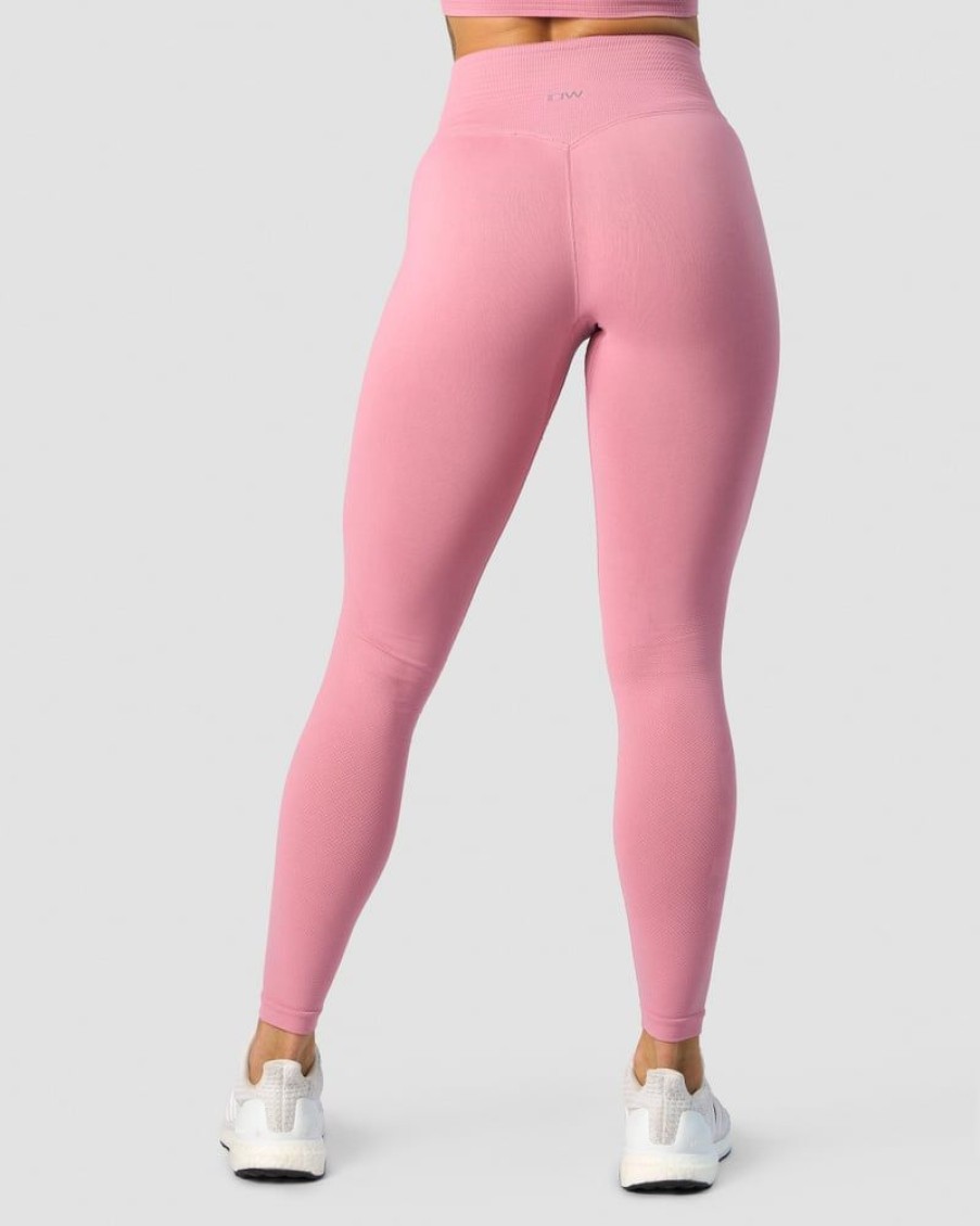 Naiset ICIW Trikoot & Leggingsit | Define Seamless V-Shape Tights Dusty Pink