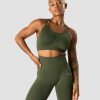 Naiset ICIW Urheiluliivit | Define Seamless Scrunch Sports Bra Autumn Green