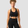 Naiset ICIW Urheiluliivit | Define Seamless Logo Scrunch Sports Bra Black