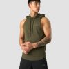 Miehet ICIW T-Paidat | Stride Sleeveless T-Shirt Hoodie Men Dark Green