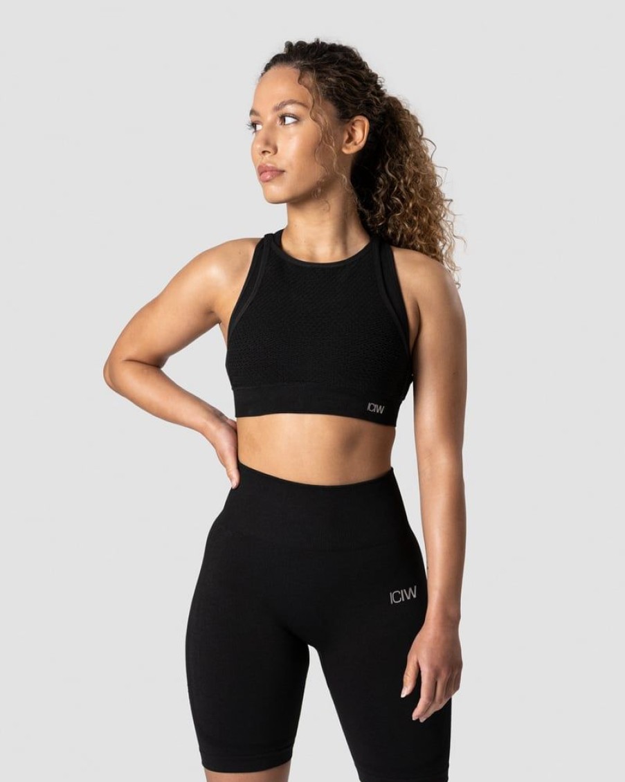 Naiset ICIW Urheiluliivit | Queen Mesh Icon Sports Bra Black