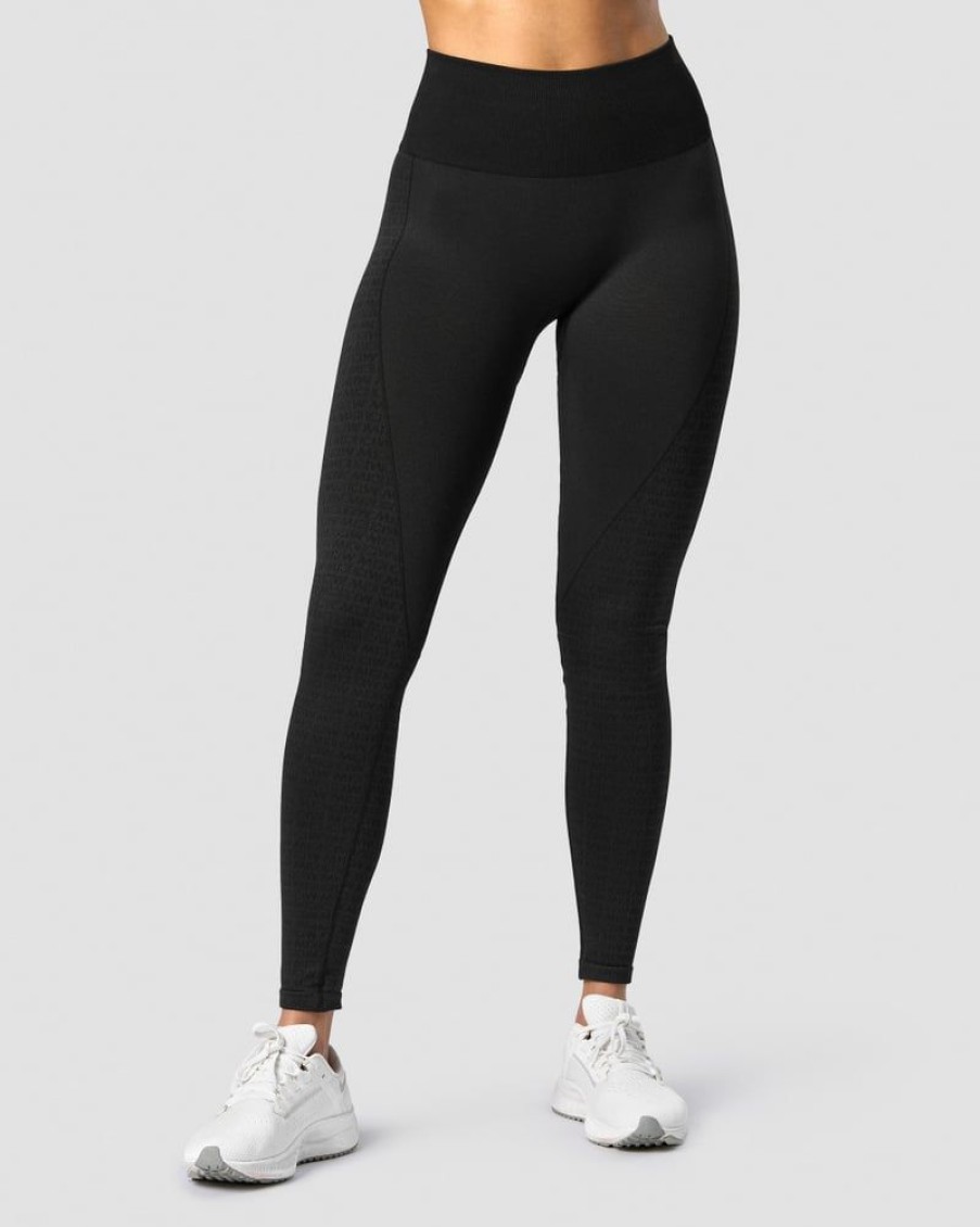 Naiset ICIW Trikoot & Leggingsit | Signature Seamless Tights Black