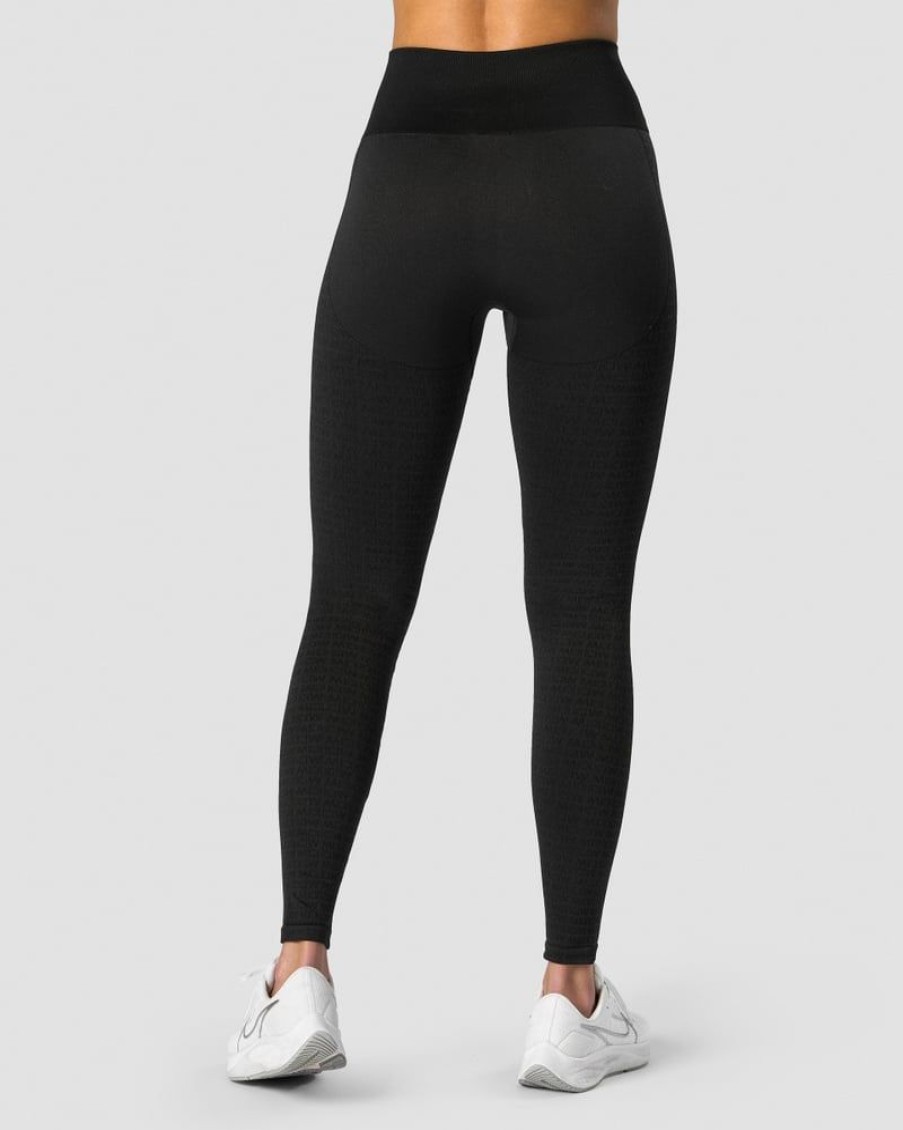 Naiset ICIW Trikoot & Leggingsit | Signature Seamless Tights Black