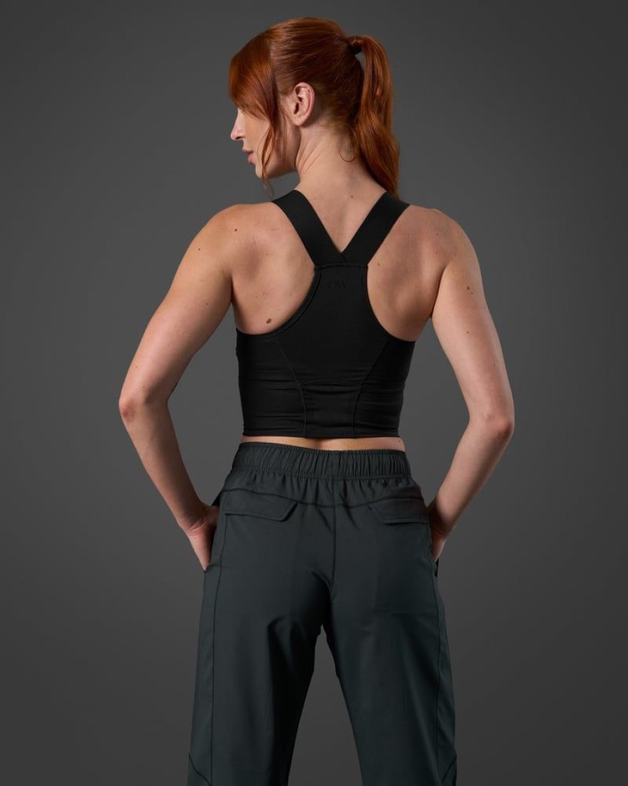 Naiset ICIW Urheiluliivit | Reboot 2-In-1 Sports Bra Black