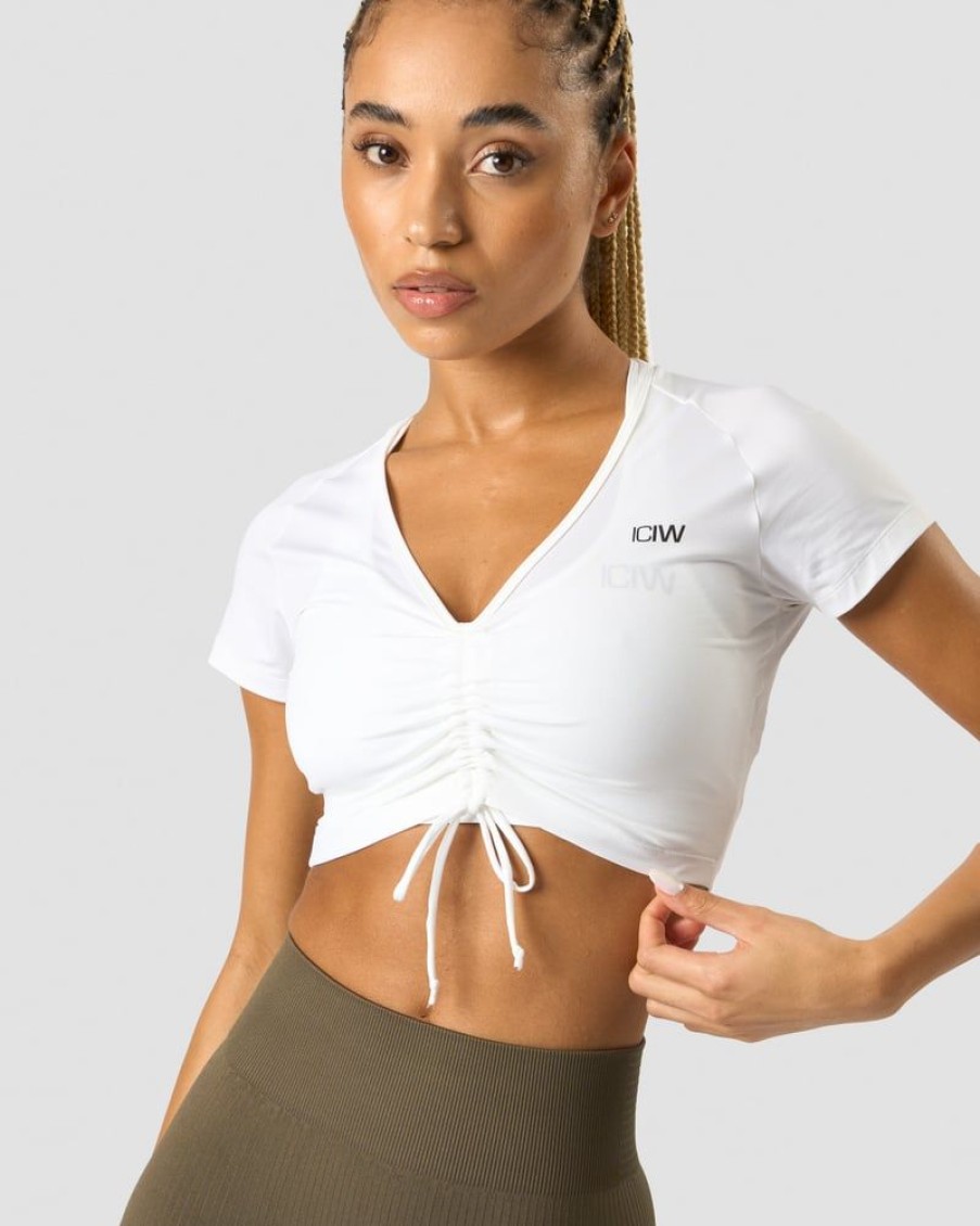 Naiset ICIW T-Paidat | Scrunch T-Shirt White Wmn