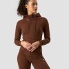Naiset ICIW Pitkahihaiset Paidat | Activity Zip Hoodie Wmn Cinnamon