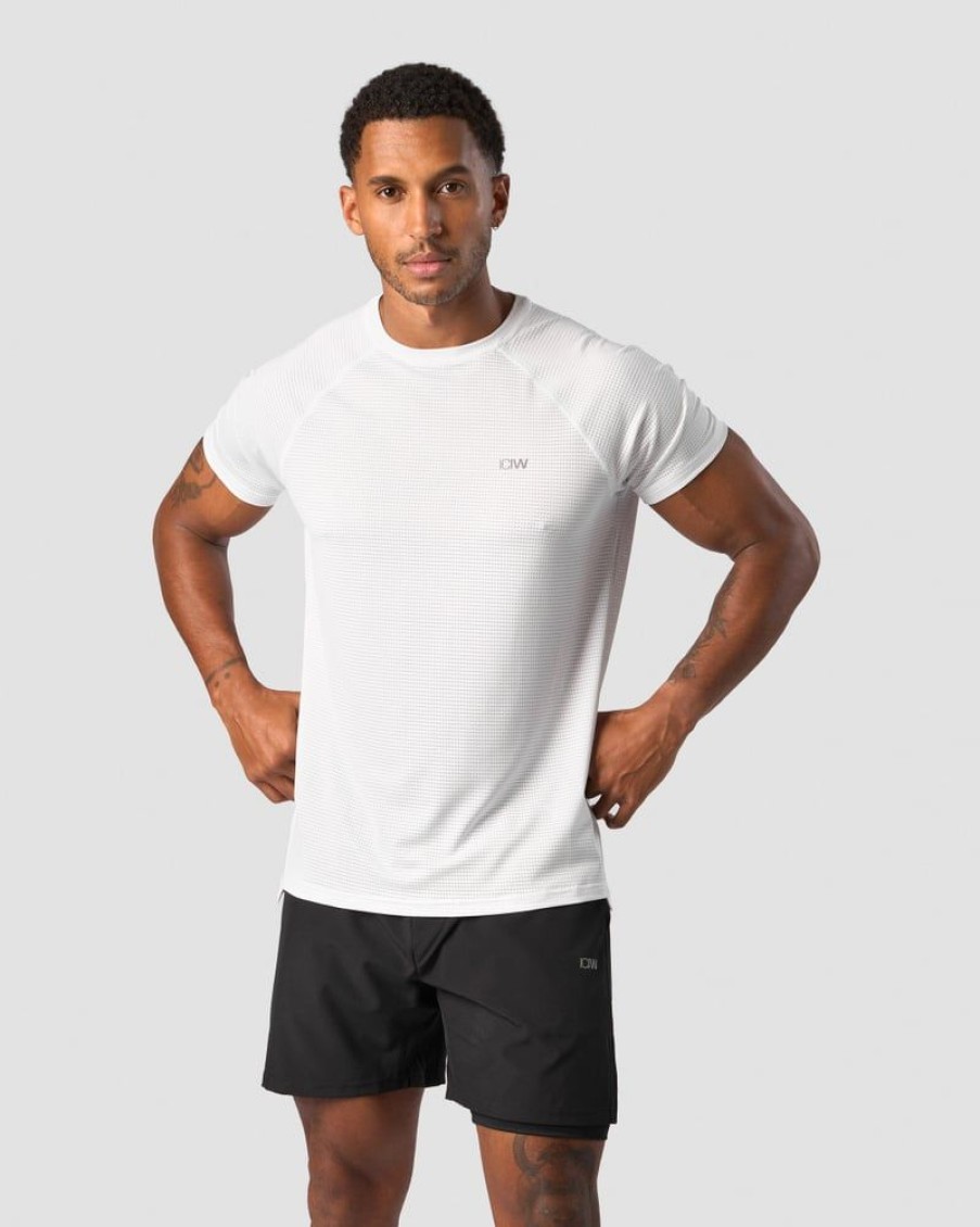 Miehet ICIW T-Paidat | Training Mesh T-Shirt Men White