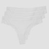 Naiset ICIW Alusvaatteet | Invisible Thong 3-Pack White