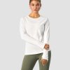Naiset ICIW Pitkahihaiset Paidat | Classic Long Sleeve White
