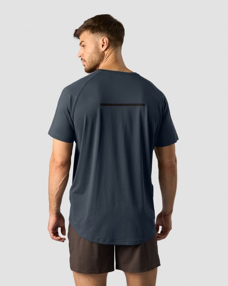 Miehet ICIW T-Paidat | Stride Raglan T-Shirt Men Navy