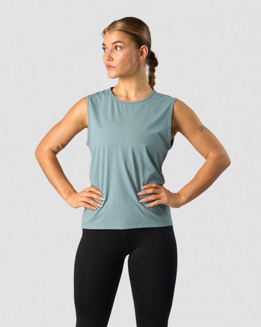 Naiset ICIW Topit | Classic Tank Top Steel Blue