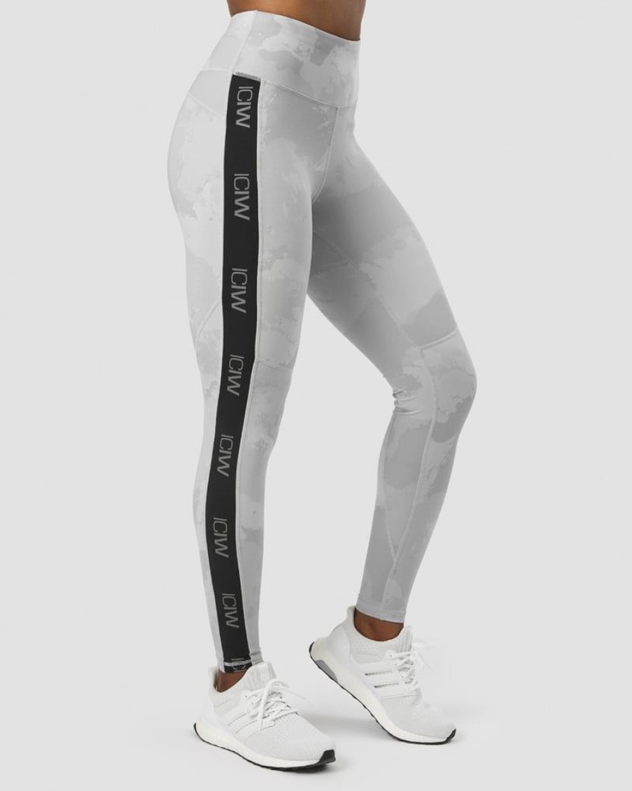Naiset ICIW Trikoot & Leggingsit | Ultimate Training Tights Wmn Grey Camo