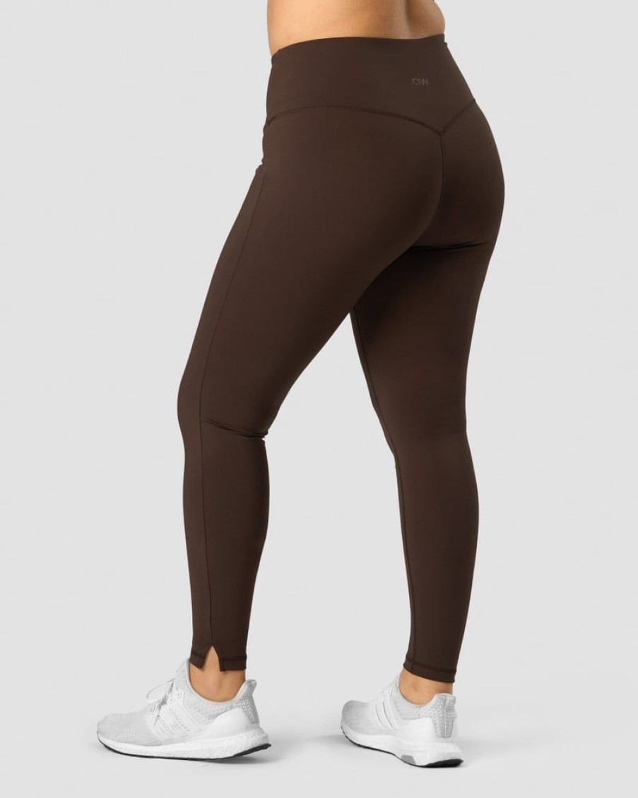 Naiset ICIW Trikoot & Leggingsit | Stride Tights Wmn Dark Brown