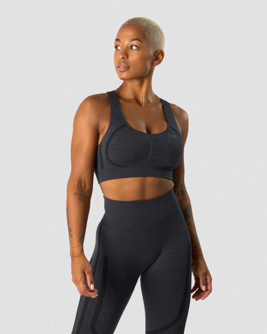 Naiset ICIW Urheiluliivit | Rush Seamless Sports Bra Graphite