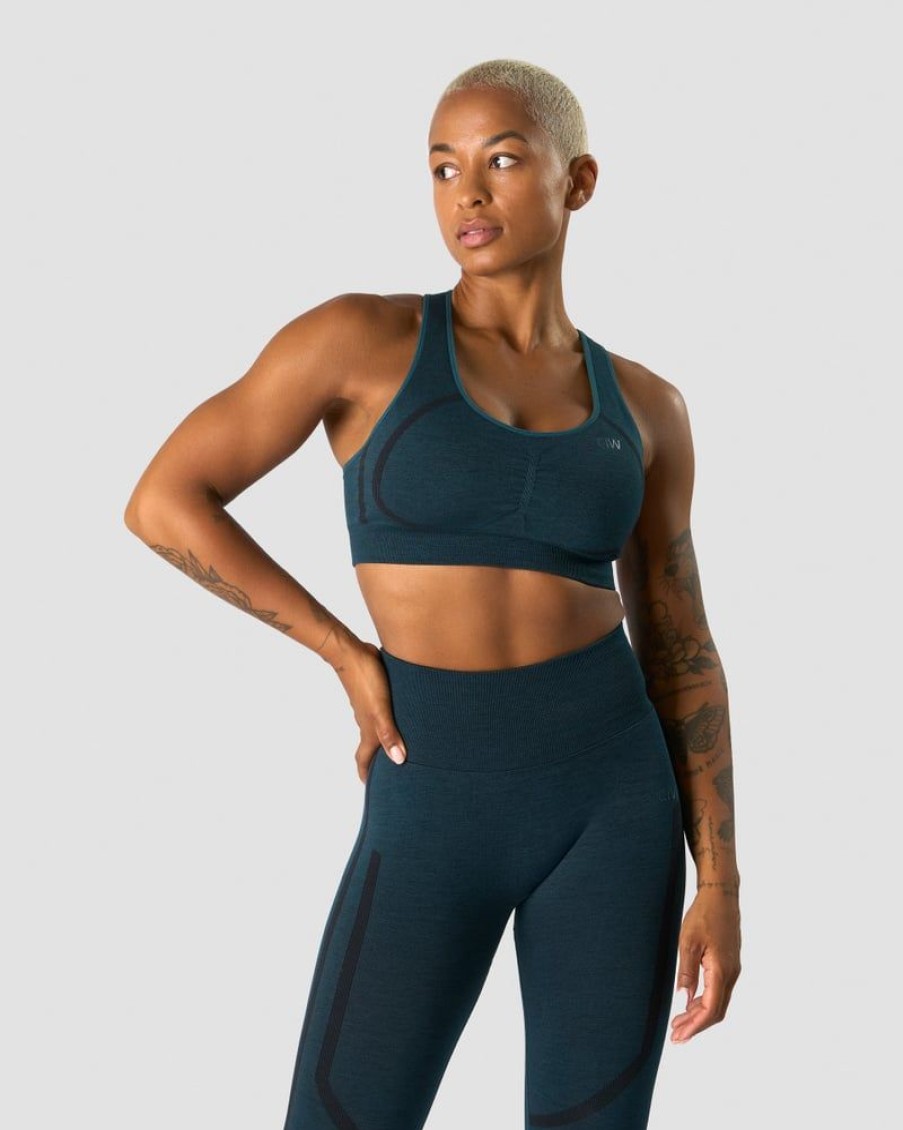 Naiset ICIW Urheiluliivit | Rush Seamless Sports Bra Dk Teal