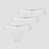 Naiset ICIW Alusvaatteet | Invisible Thong 3-Pack White