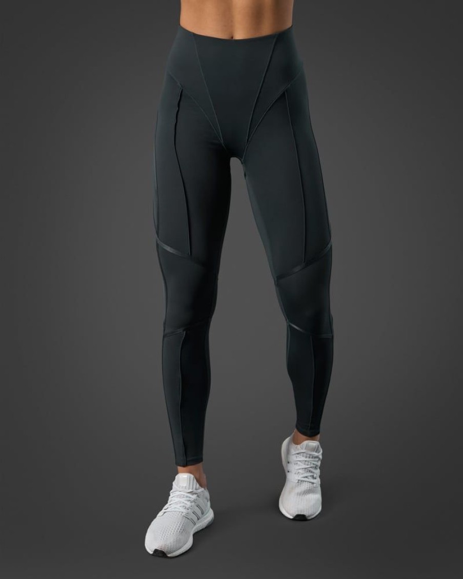 Naiset ICIW Trikoot & Leggingsit | Reboot Tights Night Green