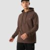 Miehet ICIW Pitkahihaiset Paidat | Stride Hoodie Men Dark Brown