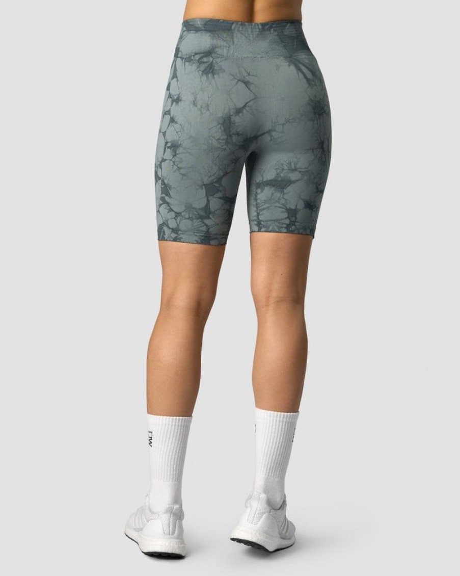 Naiset ICIW Seamless | Define Seamless Tie Dye Biker Shorts Stormy Blue