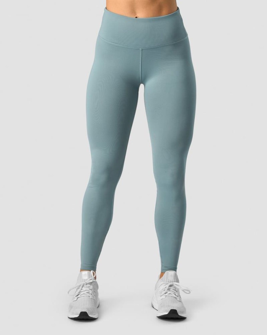 Naiset ICIW Trikoot & Leggingsit | Classic V-Shape Tights Tall Steel Blue
