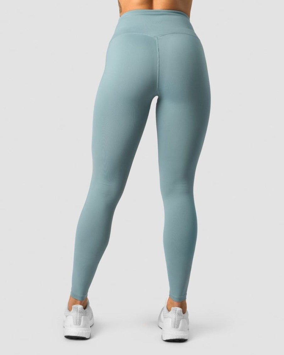 Naiset ICIW Trikoot & Leggingsit | Classic V-Shape Tights Tall Steel Blue