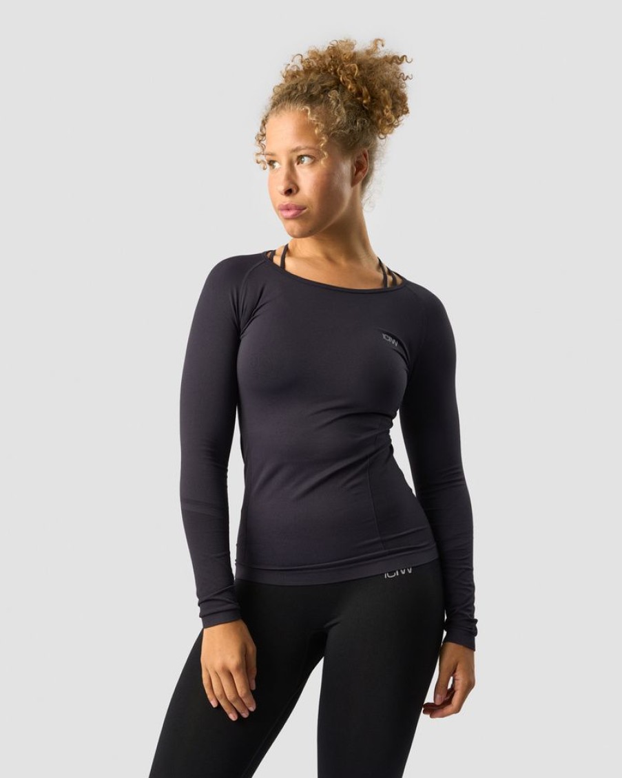 Naiset ICIW Seamless | Everyday Seamless Ls Dk Graphite