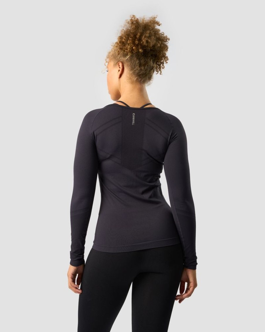 Naiset ICIW Seamless | Everyday Seamless Ls Dk Graphite
