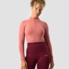Naiset ICIW Seamless | Define Cropped 1/4 Zip Rose