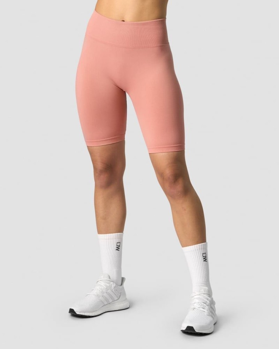Naiset ICIW Seamless | Define Seamless V-Shape Biker Shorts Light Rust