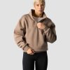Naiset ICIW Pitkahihaiset Paidat | Nimble 1/4 Zip Autumn Brown