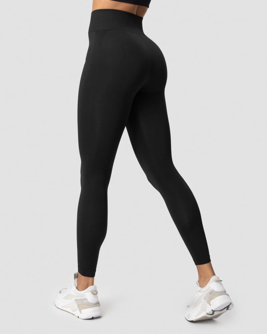 Naiset ICIW Trikoot & Leggingsit | Define Seamless Tights Black