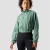 Naiset ICIW Takit & Liivit | Mercury Cropped Jacket Aqua Green