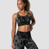 Naiset ICIW Urheiluliivit | Define Seamless Tie Dye Sports Bra Black