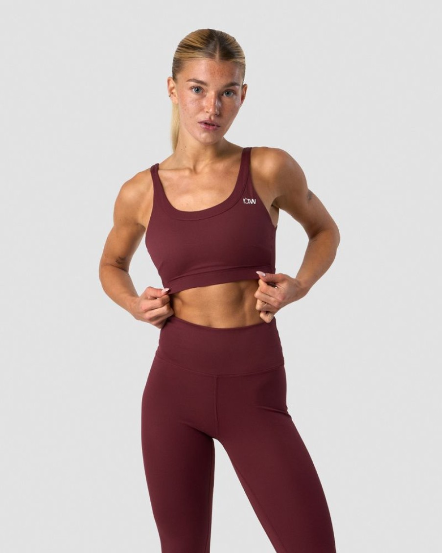 Naiset ICIW Urheiluliivit | Nimble Sports Bra Burgundy