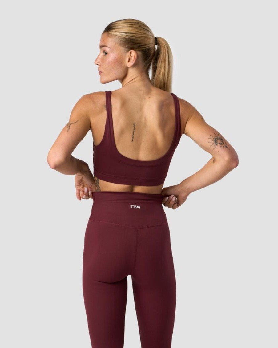 Naiset ICIW Urheiluliivit | Nimble Sports Bra Burgundy