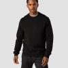 Miehet ICIW Pitkahihaiset Paidat | Everyday Crewneck Side Logo Men Black