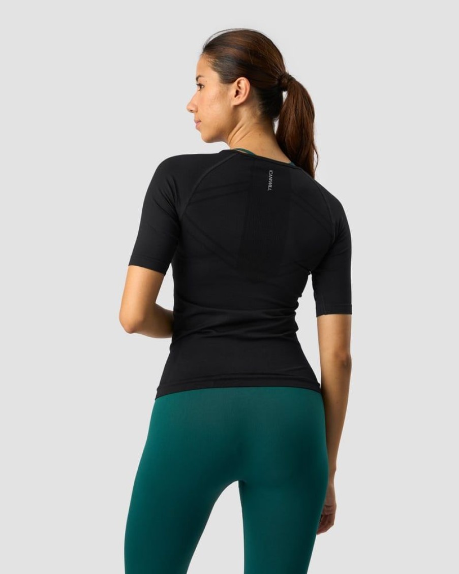 Naiset ICIW Seamless | Everyday Seamless T-Shirt Mid Sleeve Black