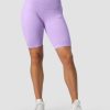 Naiset ICIW Seamless | Ribbed Define Seamless Pocket Biker Shorts Lavender
