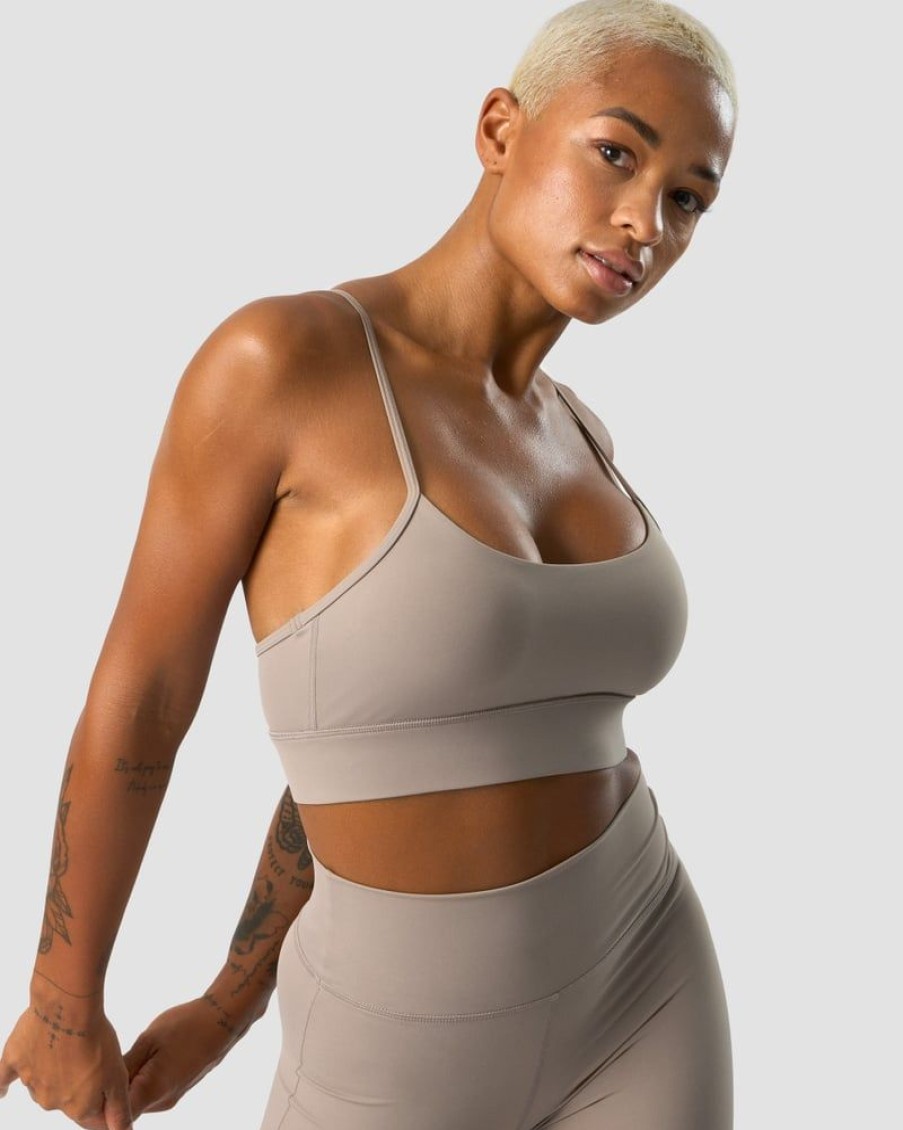 Naiset ICIW Urheiluliivit | Nimble Strappy Sports Bra Greige