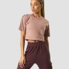 Naiset ICIW T-Paidat | Stance Cropped T-Shirt Wmn Light Mauve