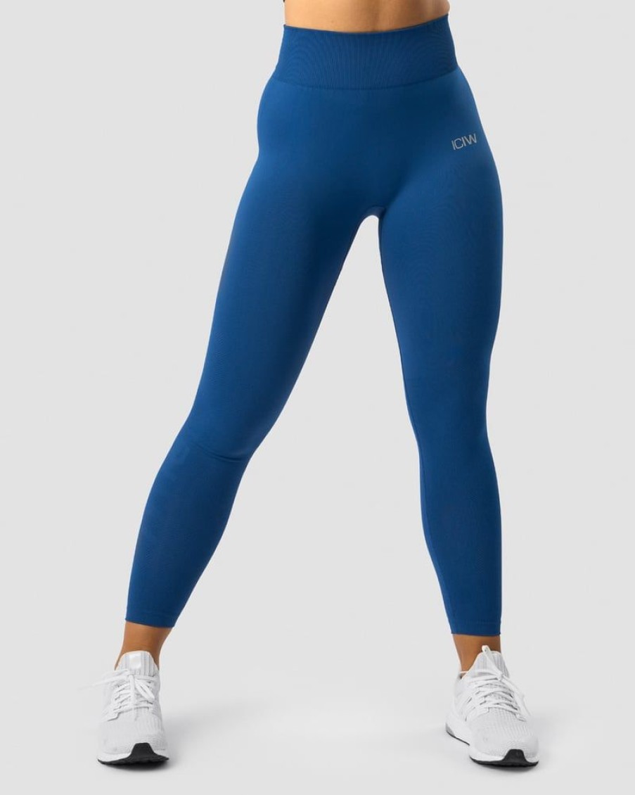 Naiset ICIW Trikoot & Leggingsit | Define Seamless Tights Dark Navy
