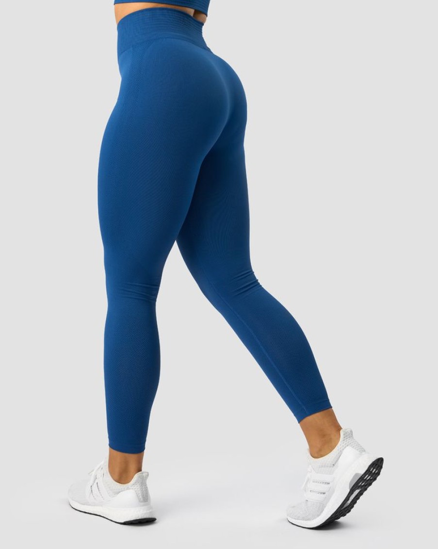 Naiset ICIW Trikoot & Leggingsit | Define Seamless Tights Dark Navy
